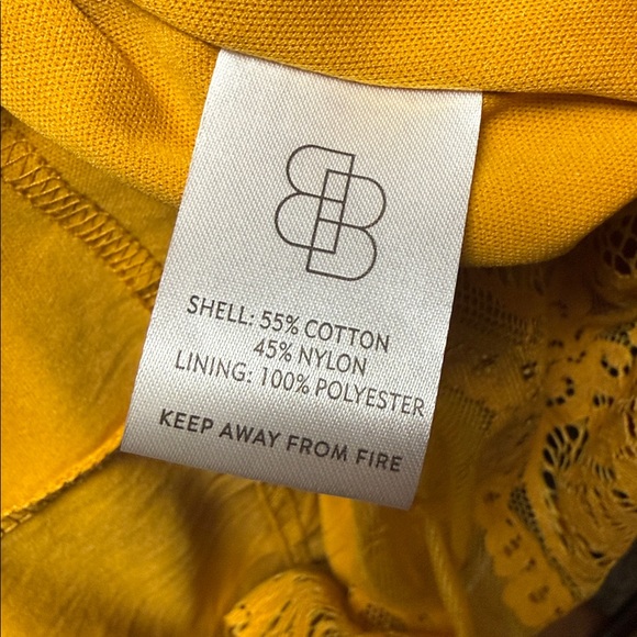 BALTIC BORN mustard lace dress LARGE - Picture 7 of 7